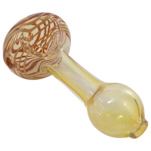 LA Pipes Spiral-Head Color Changing Glass Spoon Pipe