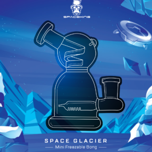 Space King Glass - 'Space Glacier' Freezable Bong