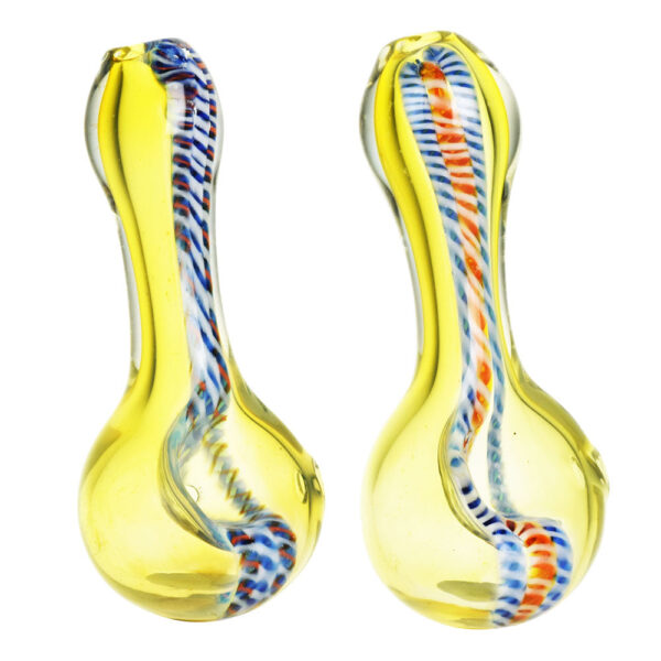 DNA Twist Spoon Pipe - 3.5" / Colors Vary