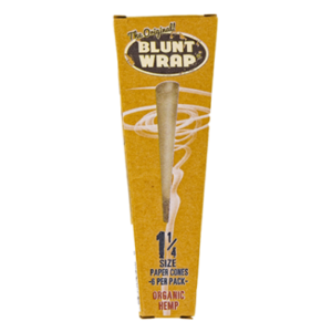 Blunt Wrap Organic Hemp Cones - 1 1/4 - 6 pack