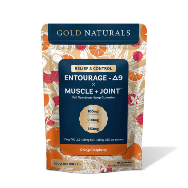 Entourage Δ9 x Muscle + Joint Gummy