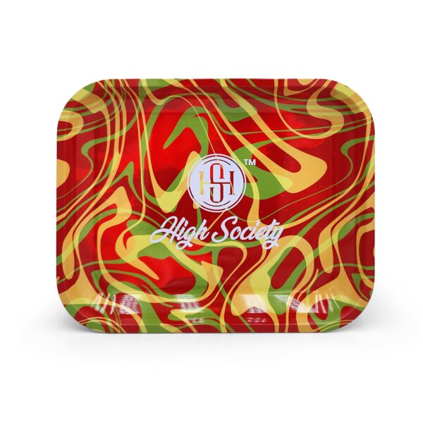 High Society | Large Rolling Tray - Rasta