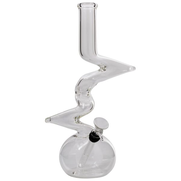 LA Pipes "Jacob's Ladder" Crystal Clear Zong Bong