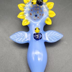 4" Sunflower Hand Pipe with Bees