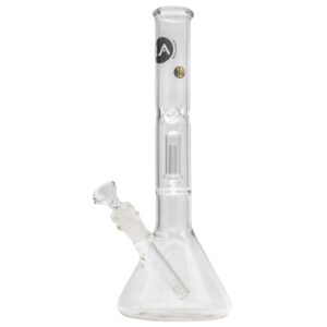 LA Pipes Single or Double Showerhead Perc Beaker Bong