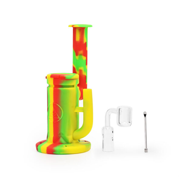 Ritual - 8.5'' Silicone Sidecar Rig - Rasta