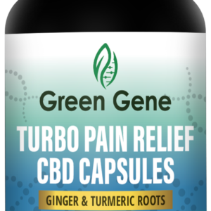 Turbo Pain Relief CBD Capsules W/ Ginger & Turmeric Roots (750MG-1500MG)