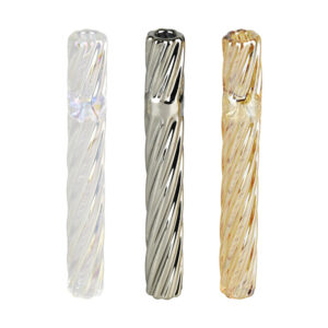 Pulsar Rainbow Twist Glass One Hitter - 4"/Asst - 48PC DISP