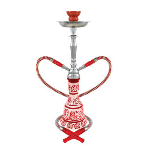 20" Hieros 2-Hose Premium Hookah - Colors Vary