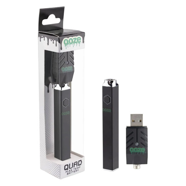 Ooze Quad Flex Temp Square Vape Pen 510 Battery