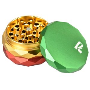 Pulsar Diamond Faceted Aluminum Herb Grinder