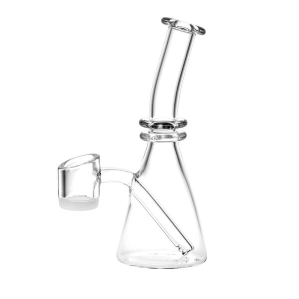 Mini All-In-One Quartz Oil Rig - 5" / Opaque Bottom Banger