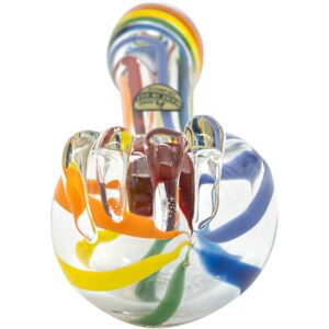 LA Pipes Rainbow Ripper Spoon Pipe