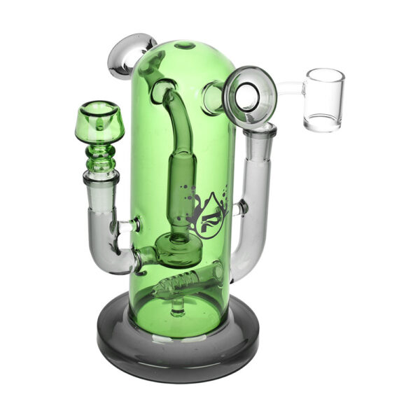 Pulsar Double Trouble Dry Pipe/Dab Rig | 8" | 14mm F