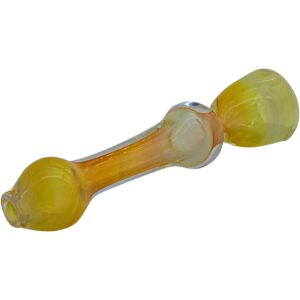 LA Pipes "Chill Fumes" Silver Fumed Chillum