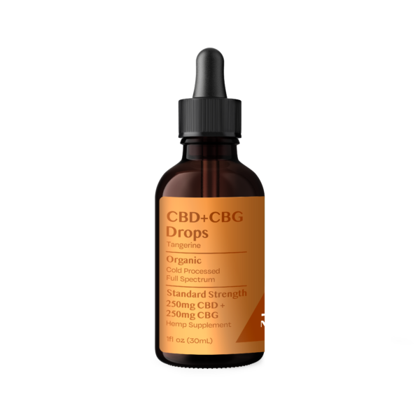 CBG+CBD Tangerine Drops 250mg+250mg