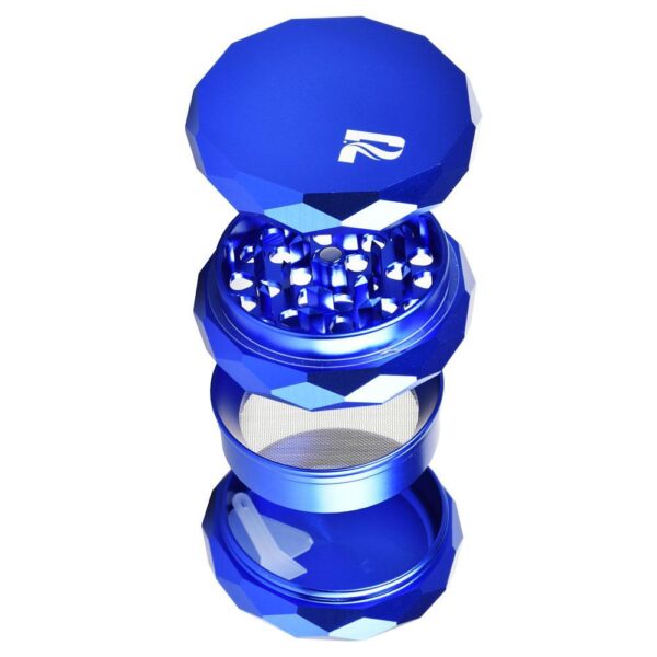 Pulsar Diamond Faceted Aluminum Herb Grinder