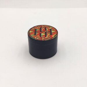 High Society - 4 PC 63mm Ceramic Teflon Coated Grinder - Rasta