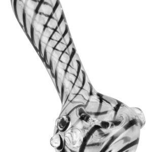 Pulsar UV Candy Stripe Spoon Pipe - 4.5" / Colors Vary