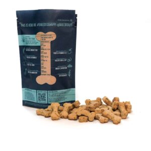 Baked Bones CBD Dog Treats – Peanut Butter & Apple Bones 180 MG