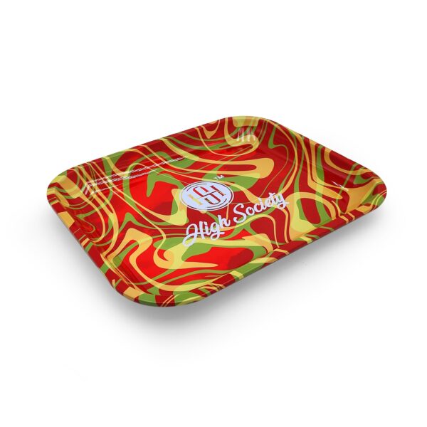 High Society | Large Rolling Tray - Rasta