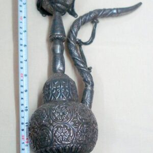 vintage antique collectible old silver hookah Tobacco smoking pipe