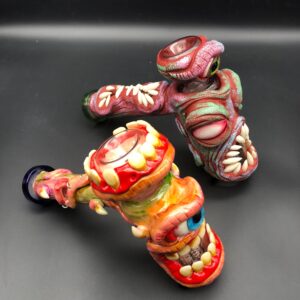 7" 3D XL Hammer Bubbler w/ Tree Perc - Assorted Faces