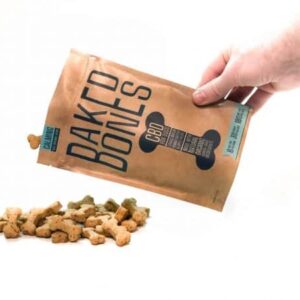 Baked Bones CBD Dog Treats – Peanut Butter & Apple Bones 180 MG