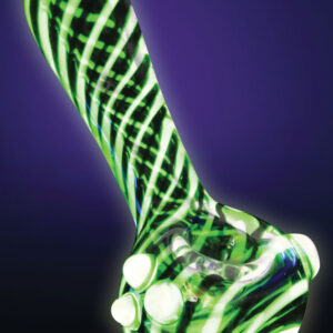 Pulsar UV Candy Stripe Spoon Pipe - 4.5" / Colors Vary