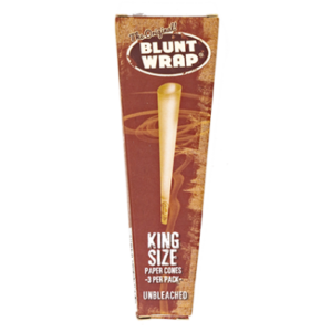 Blunt Wrap Unbleached Cones - 1/4 - 6 pack