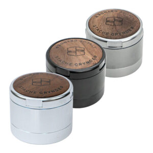 Stache Products Wood Lid Grynder | 3pc | 2.5"