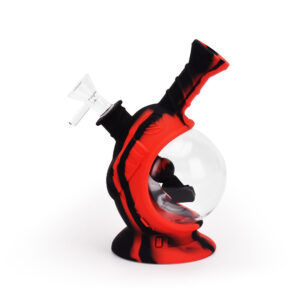 Ritual - 7.5'' Silicone Astro Bubbler - Black & Red