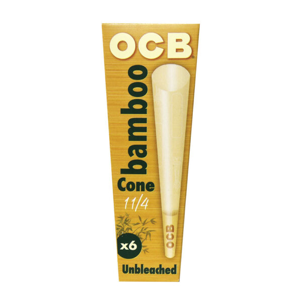 OCB Bamboo Unbleached Cones