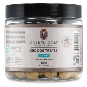 CBD Dog Treats 200MG for Relaxation and Stress by Golden Goat