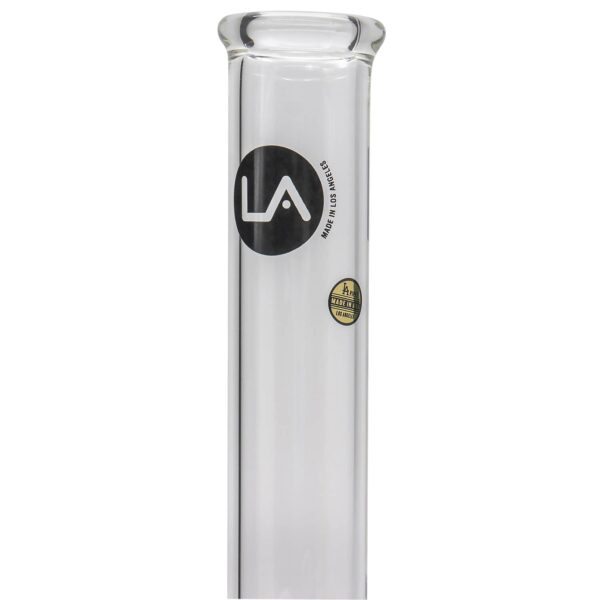 LA Pipes 12" Clear Straight Shot Bong