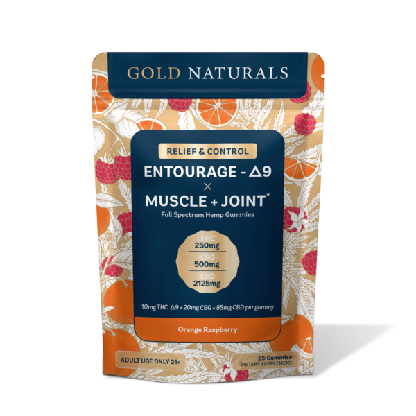 Entourage Δ9 x Muscle + Joint Gummy