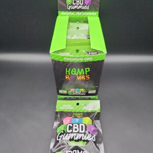 Hemp Bombs - CBD Gummies 8ct - Box of 12