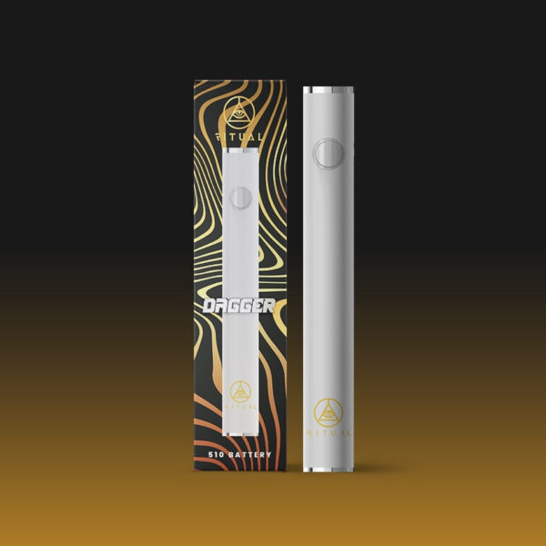 Ritual | Dagger 510 Variable Voltage Pen Battery - White