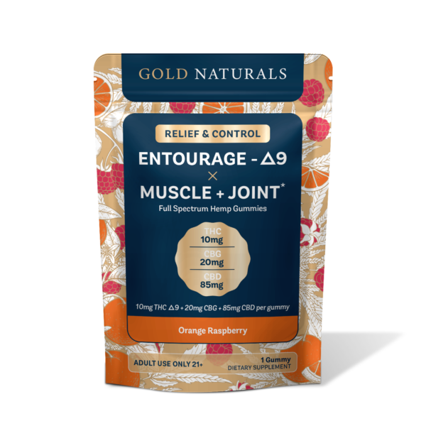 Entourage Δ9 x Muscle + Joint Gummy