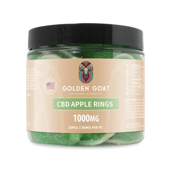 CBD Gummies 1000MG - Apple Rings