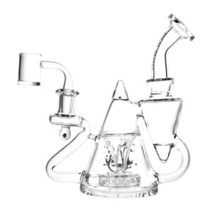 Pulsar Tea Pot Recycler Rig - 7.75" / 14mm F / Clear