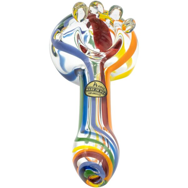 LA Pipes Rainbow Ripper Spoon Pipe