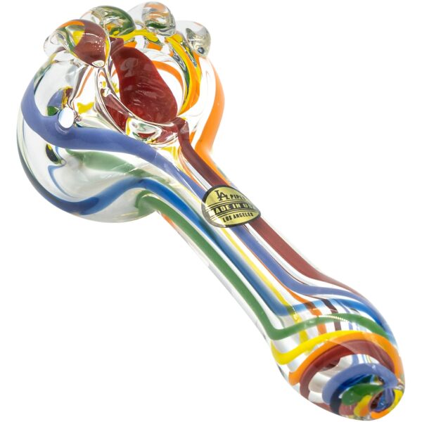 LA Pipes Rainbow Ripper Spoon Pipe