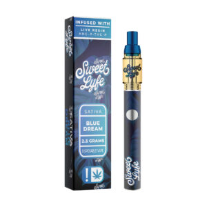 Sweet Lyfe 2.5ml Disposable Vape Pen Infused with Live Resin HHC-P+THC-P - Blue Dream - Sativa