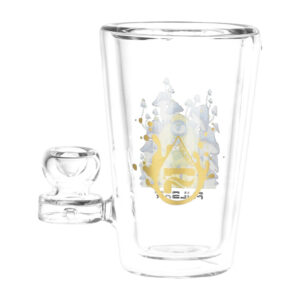 Pulsar Design Series x Drinkable Series Glass Tumbler Pipe | 250mL | 5"