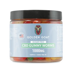 CBD Sugar Free Gummies 1000MG - Clear Worms