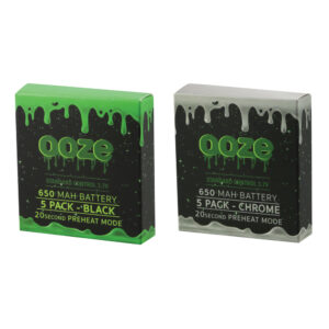 5PK - Ooze Standard Batteries - 3" / 650mAh