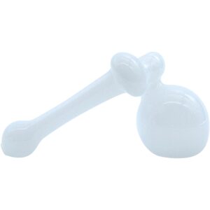 LA Pipes "Ivory Sidecar" Glass Sidecar Bubbler Pipe