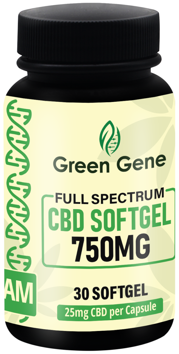 CBD Soft Gel Capsules - Full Spectrum Vitamins 750MG