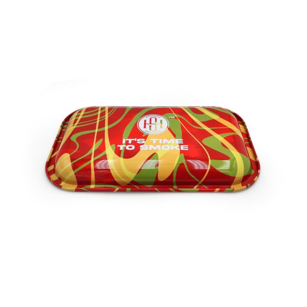 High Society | Medium Rolling Tray - Rasta